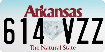 AR license plate 614VZZ