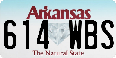 AR license plate 614WBS