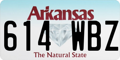 AR license plate 614WBZ