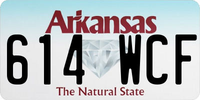 AR license plate 614WCF