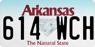 AR license plate 614WCH