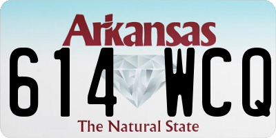 AR license plate 614WCQ