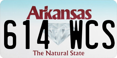 AR license plate 614WCS
