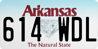 AR license plate 614WDL