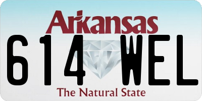 AR license plate 614WEL