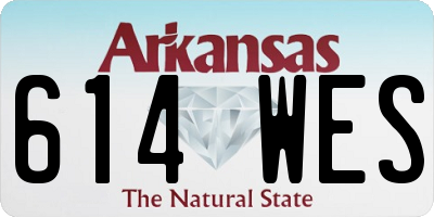 AR license plate 614WES