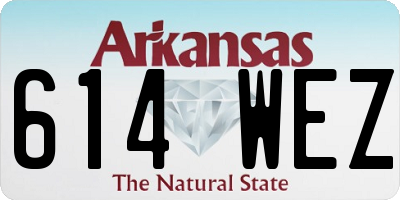 AR license plate 614WEZ
