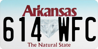 AR license plate 614WFC