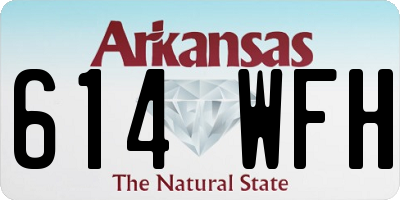 AR license plate 614WFH