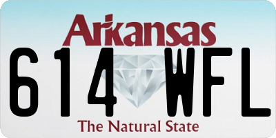 AR license plate 614WFL