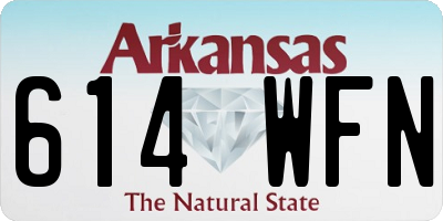 AR license plate 614WFN