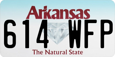 AR license plate 614WFP