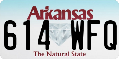 AR license plate 614WFQ