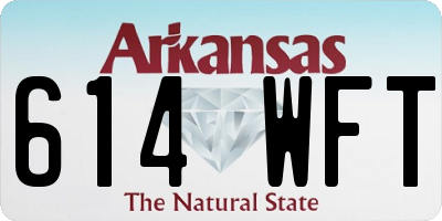 AR license plate 614WFT