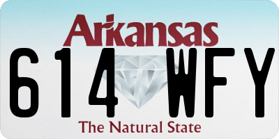 AR license plate 614WFY