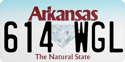 AR license plate 614WGL