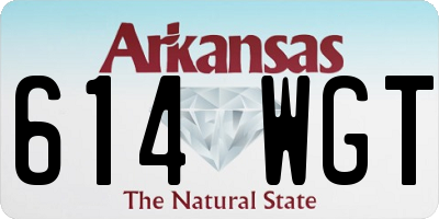 AR license plate 614WGT