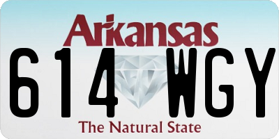 AR license plate 614WGY