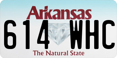 AR license plate 614WHC