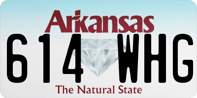 AR license plate 614WHG
