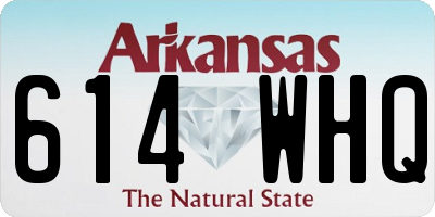 AR license plate 614WHQ