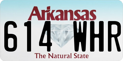 AR license plate 614WHR