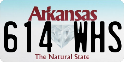AR license plate 614WHS