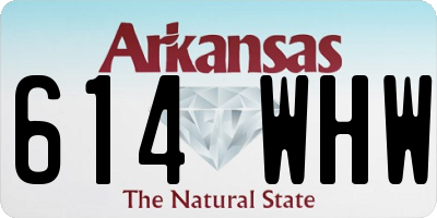 AR license plate 614WHW