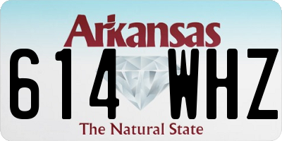 AR license plate 614WHZ