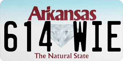 AR license plate 614WIE