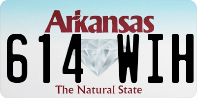 AR license plate 614WIH