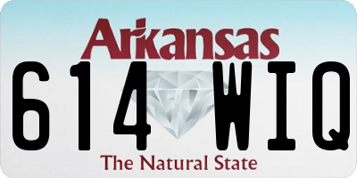 AR license plate 614WIQ