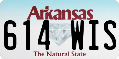 AR license plate 614WIS