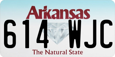 AR license plate 614WJC