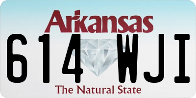 AR license plate 614WJI