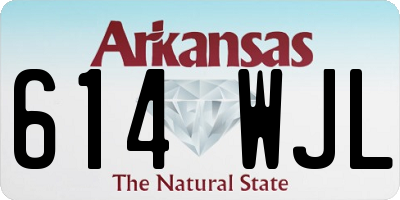 AR license plate 614WJL