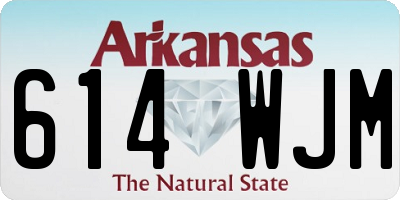 AR license plate 614WJM