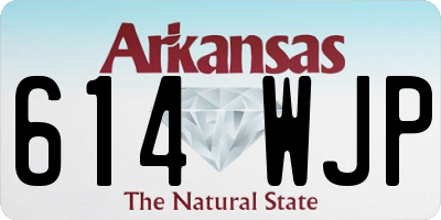 AR license plate 614WJP