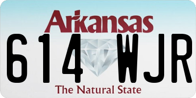 AR license plate 614WJR