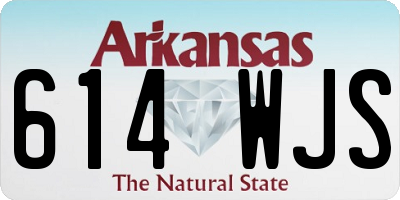 AR license plate 614WJS