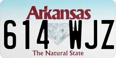 AR license plate 614WJZ
