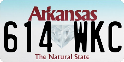 AR license plate 614WKC