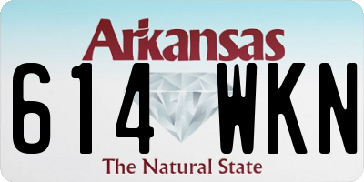 AR license plate 614WKN