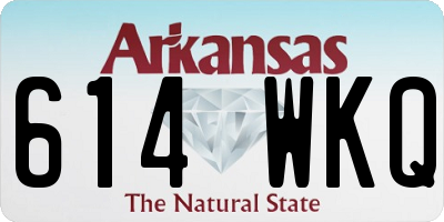 AR license plate 614WKQ