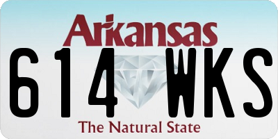 AR license plate 614WKS