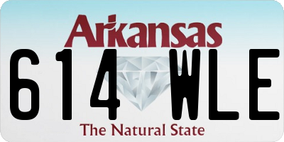 AR license plate 614WLE