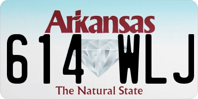 AR license plate 614WLJ