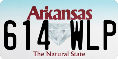AR license plate 614WLP