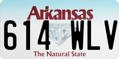 AR license plate 614WLV