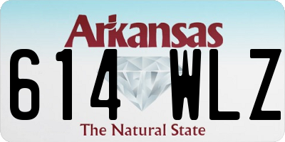 AR license plate 614WLZ